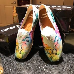 Watercolor “Serotonin” Formula Flats